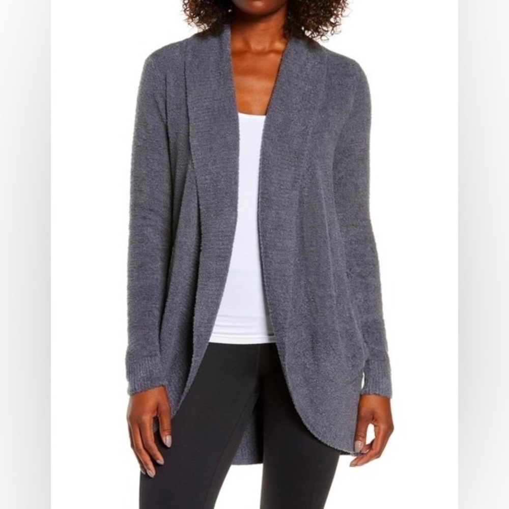 Barefoot Dreams Cozychic Lite Circle Cardigan Pacific Blue Xs/S Casual Lounge
